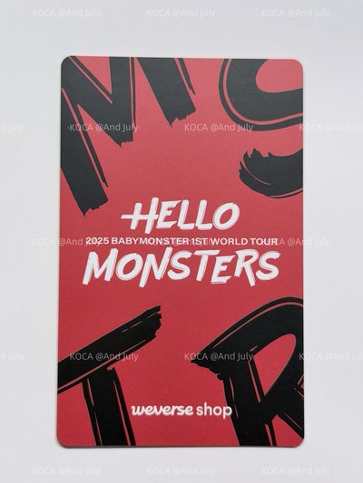 首爾展位 入場卡 / 場限卡