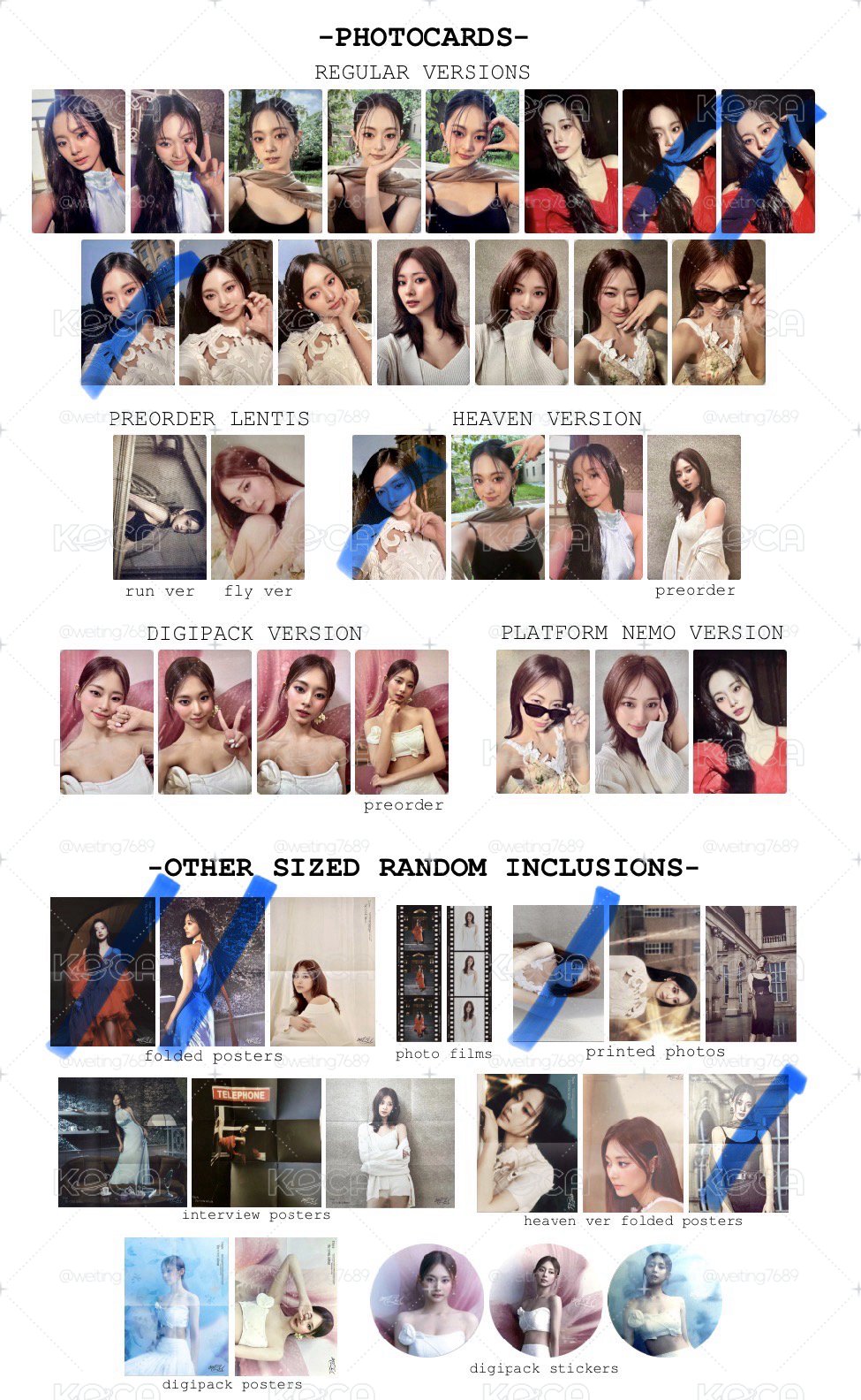Twice_子瑜Solo專 AboutTzu 專輯卡+週邊隨機品