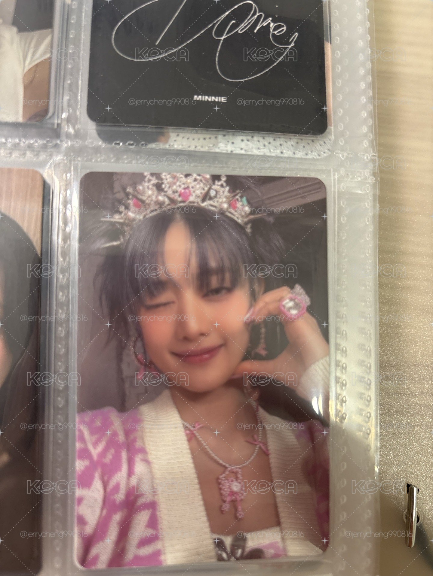 Minnie  I feel 專輯卡 QUEEN版