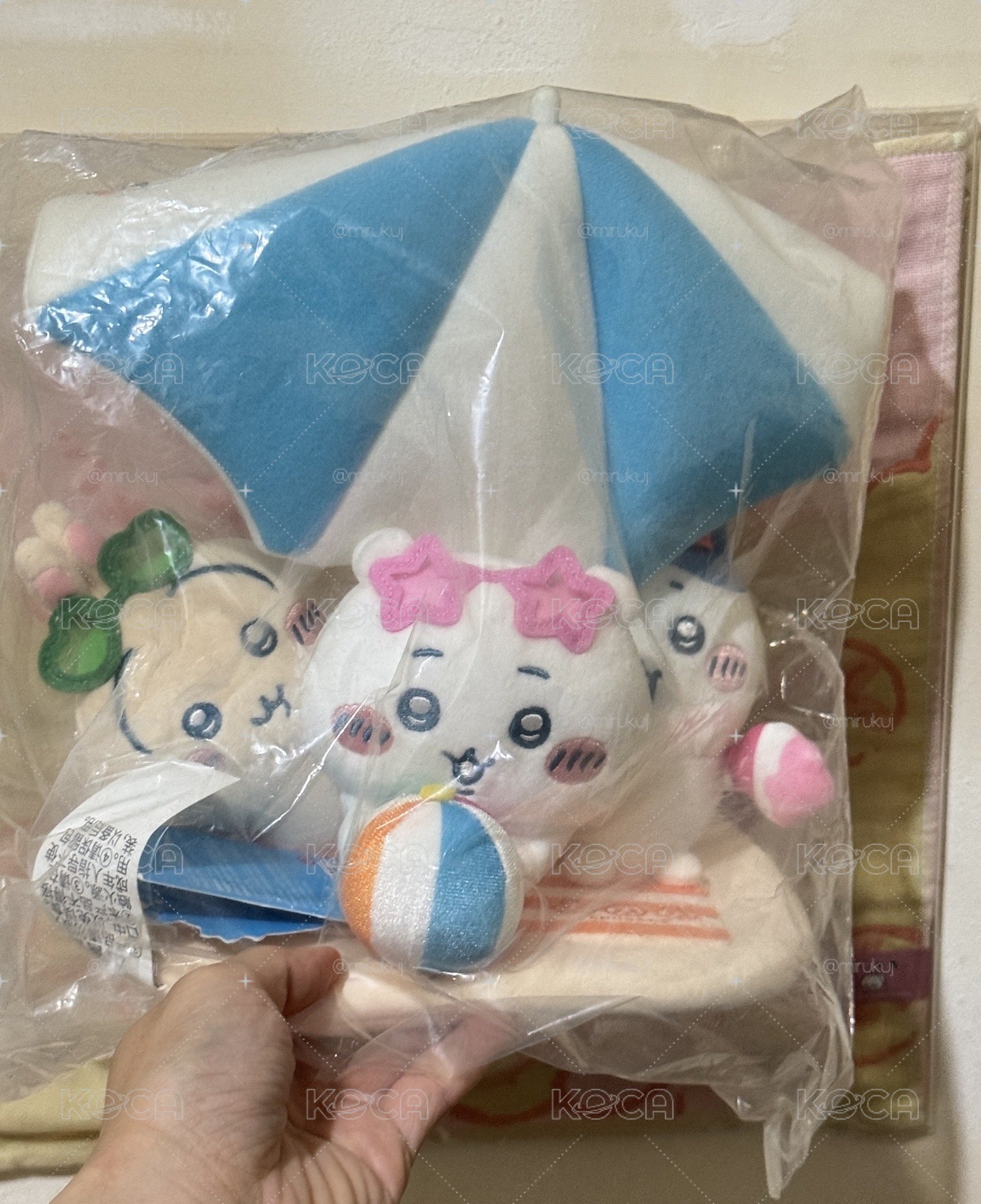 ちいかわ 吉伊卡哇 Chiikawa 烏薩奇 usagi 兔兔 吉伊 小八miniso 夏日限定三小隻陽傘娃