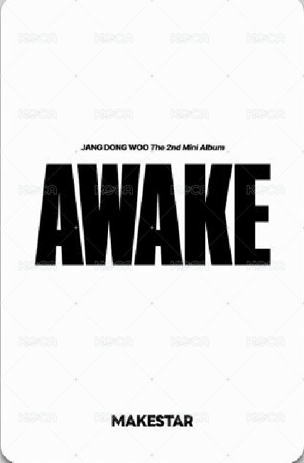 AWAKE ms 線下 1.0 簽售卡  背面