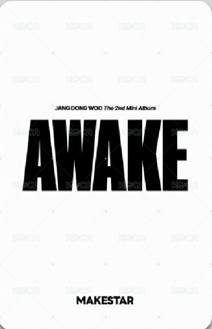 AWAKE ms 線下 1.0 簽售卡  背面