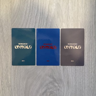 ENHYPEN ROMANCE : UNTOLD 專卡