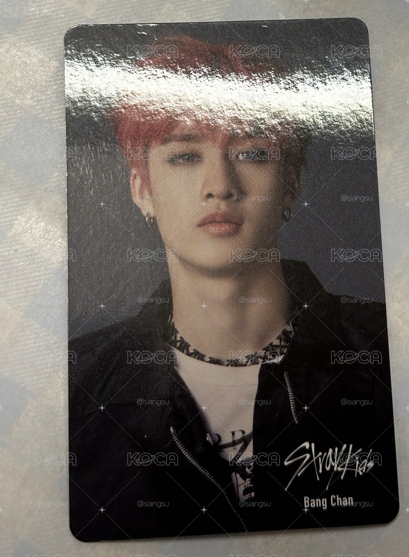 SKZ Bangchan 紅髮 方燦 日專 TOP 索尼 特典卡 