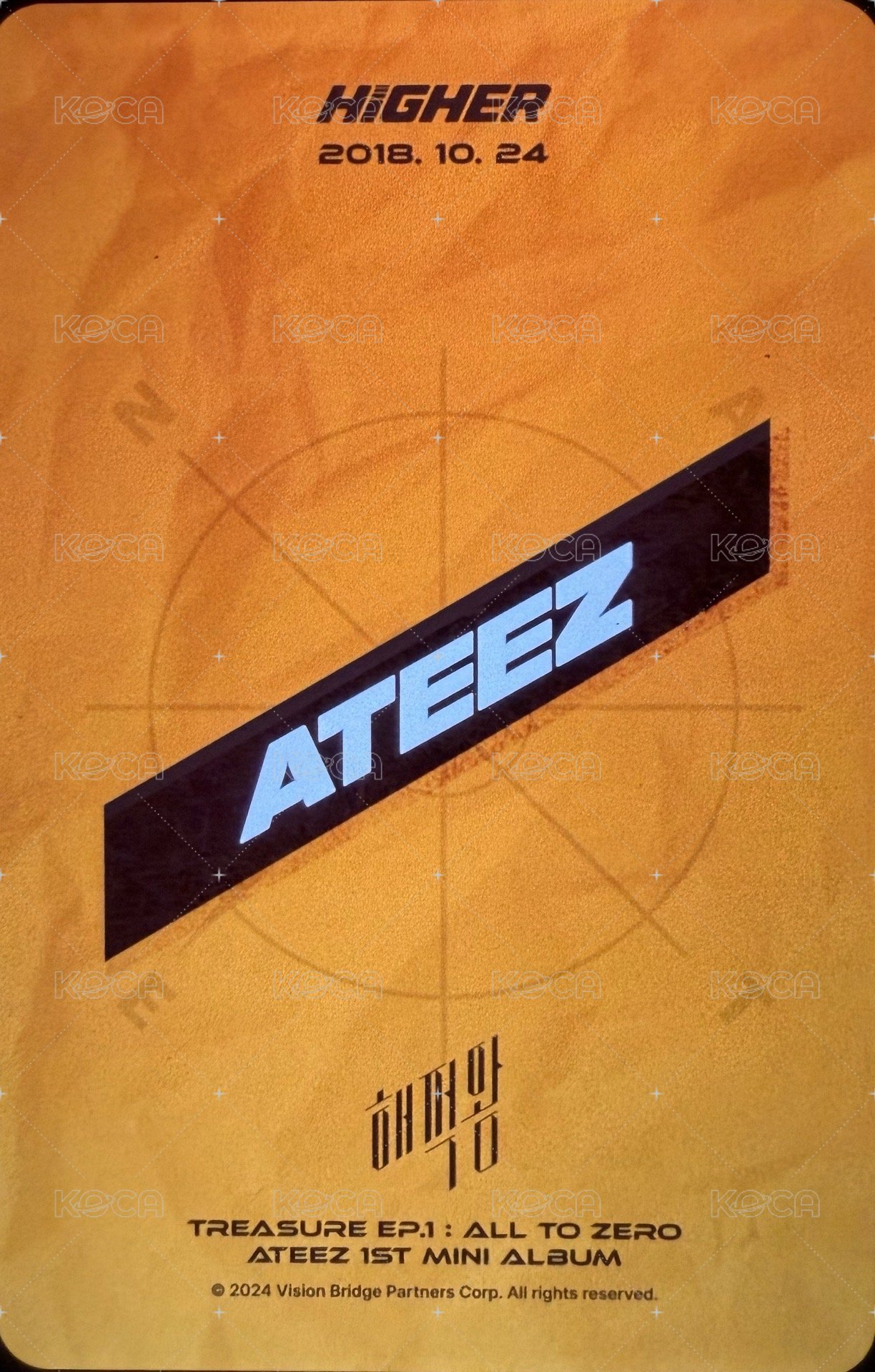 All to Zero HIGHER 隨機卡  背面