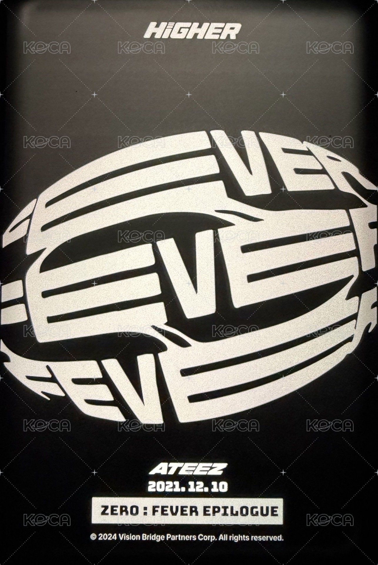 Fever Epilogue HIGHER 隨機卡  背面