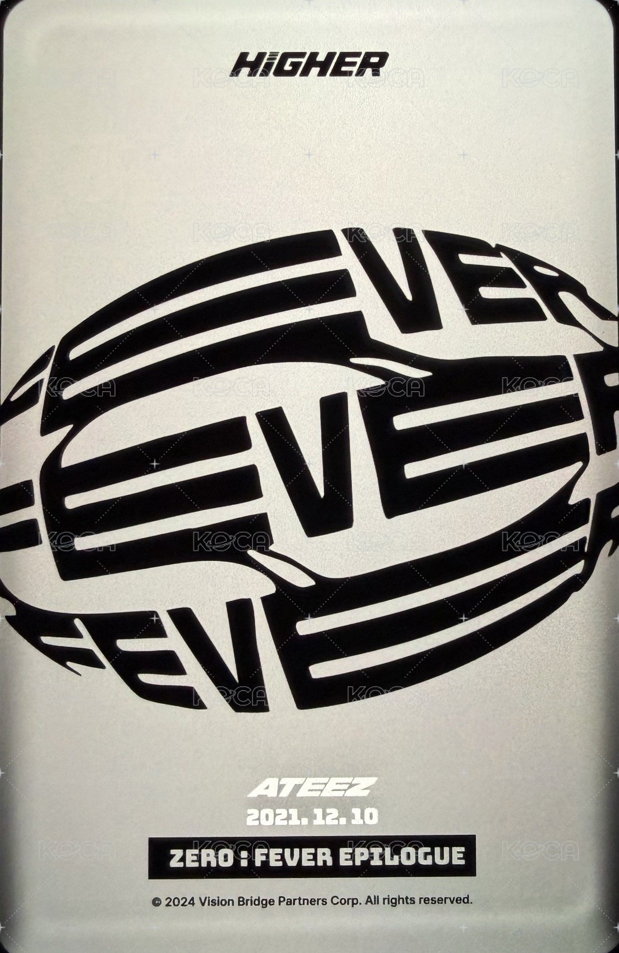 Fever Epilogue HIGHER 隨機卡  背面