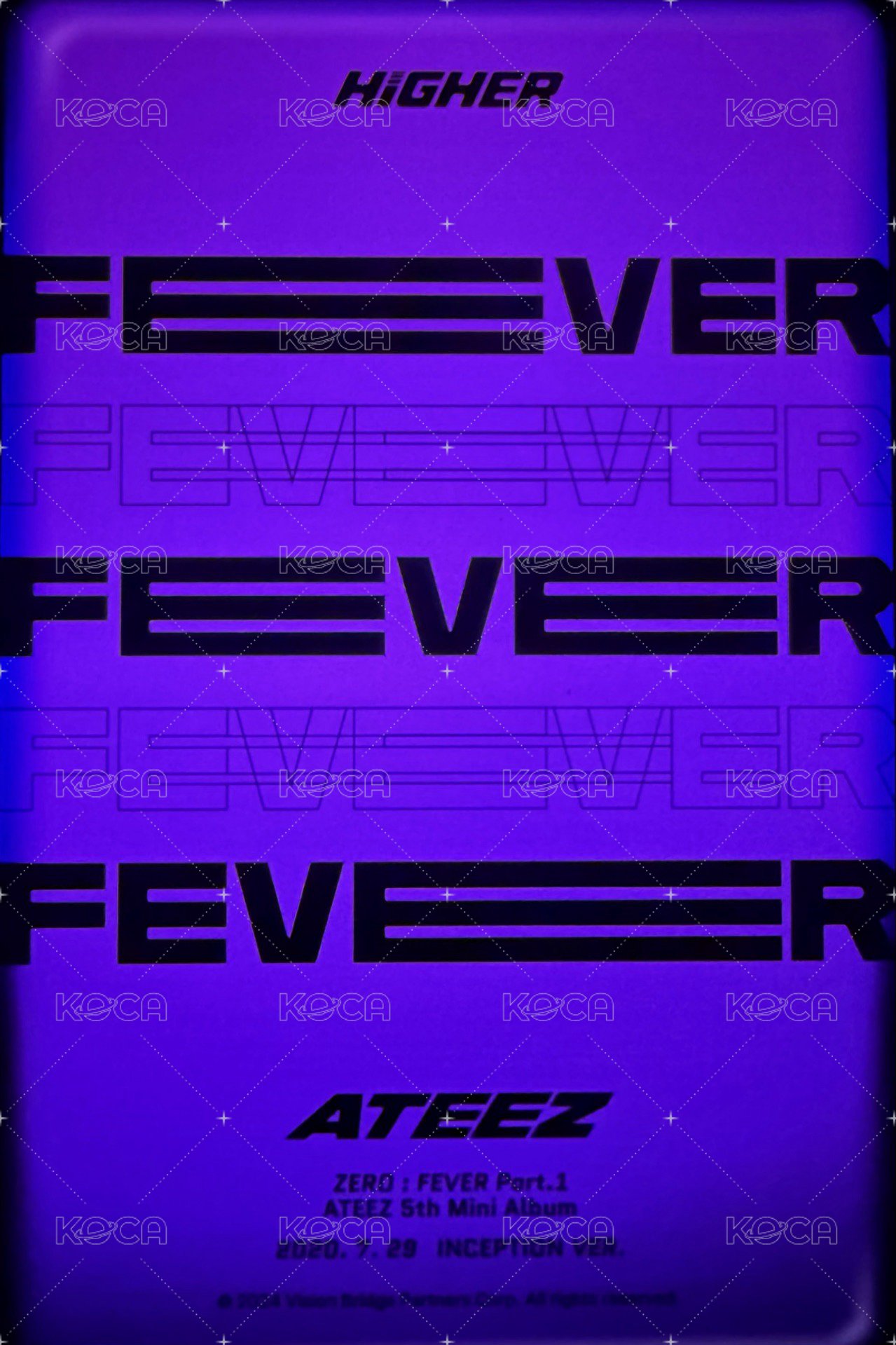 Fever pt.1 HIGHER 隨機卡  背面