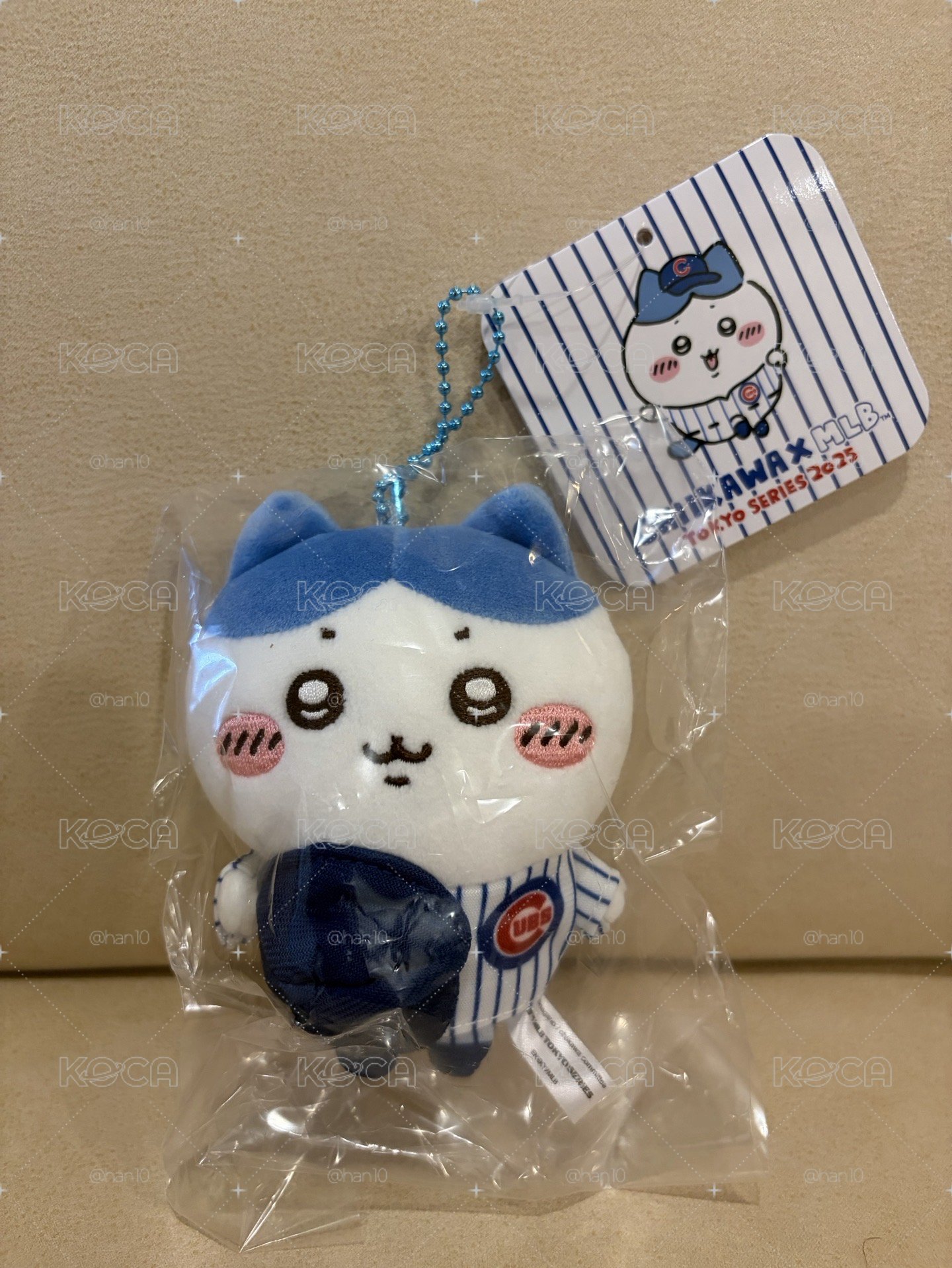 吉伊卡哇×MLB TOKYO SERIES 吊飾（小熊隊）