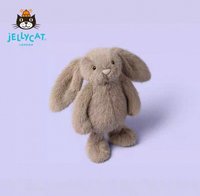 芙絨 淺褐色邦尼兔small