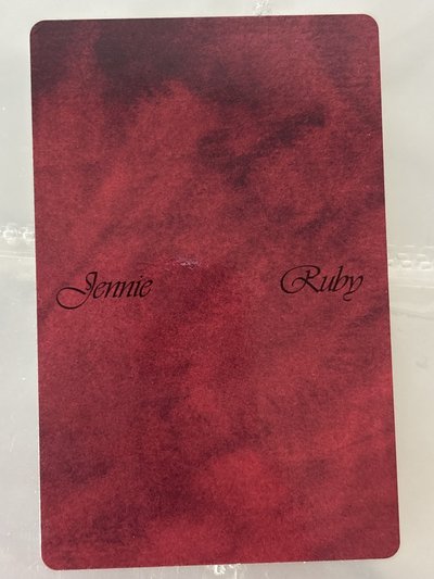 Jennie Ruby target 特典妮💛
