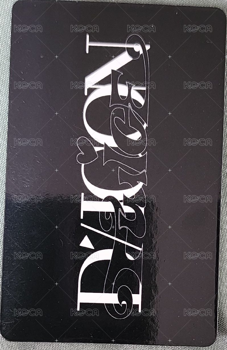 23D社展 周邊卡 四格卡冊附變化卡 背面