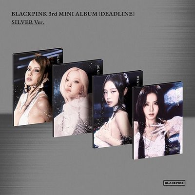 BLACKPINK + 3rd MINI ALBUM [DEADLINE] (SILVER Ver.) set +特典