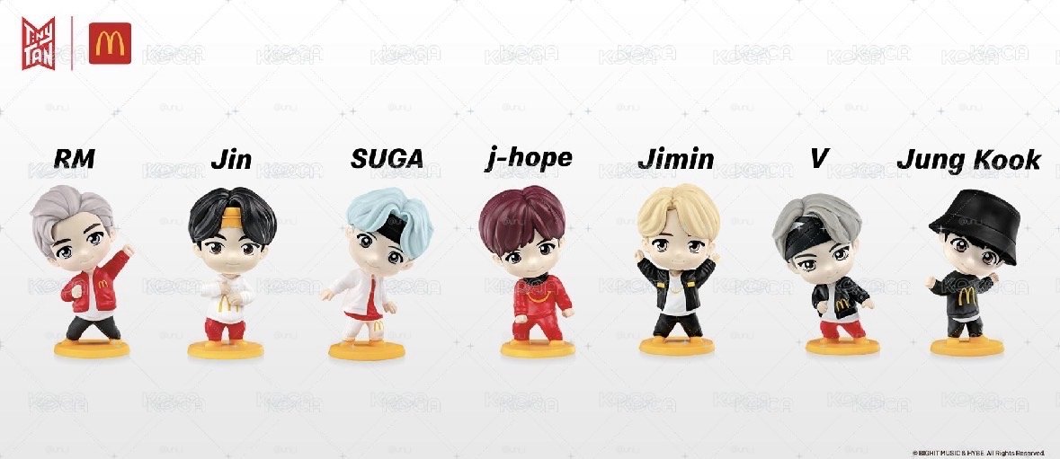 MCD 公仔 TinyTan Mic Drop