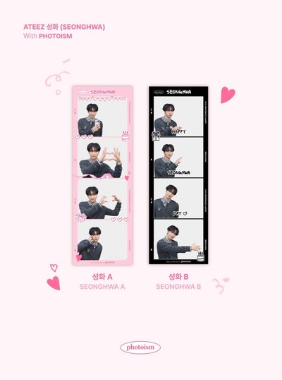 朴星化 Photoism 人生四格卡 生日框