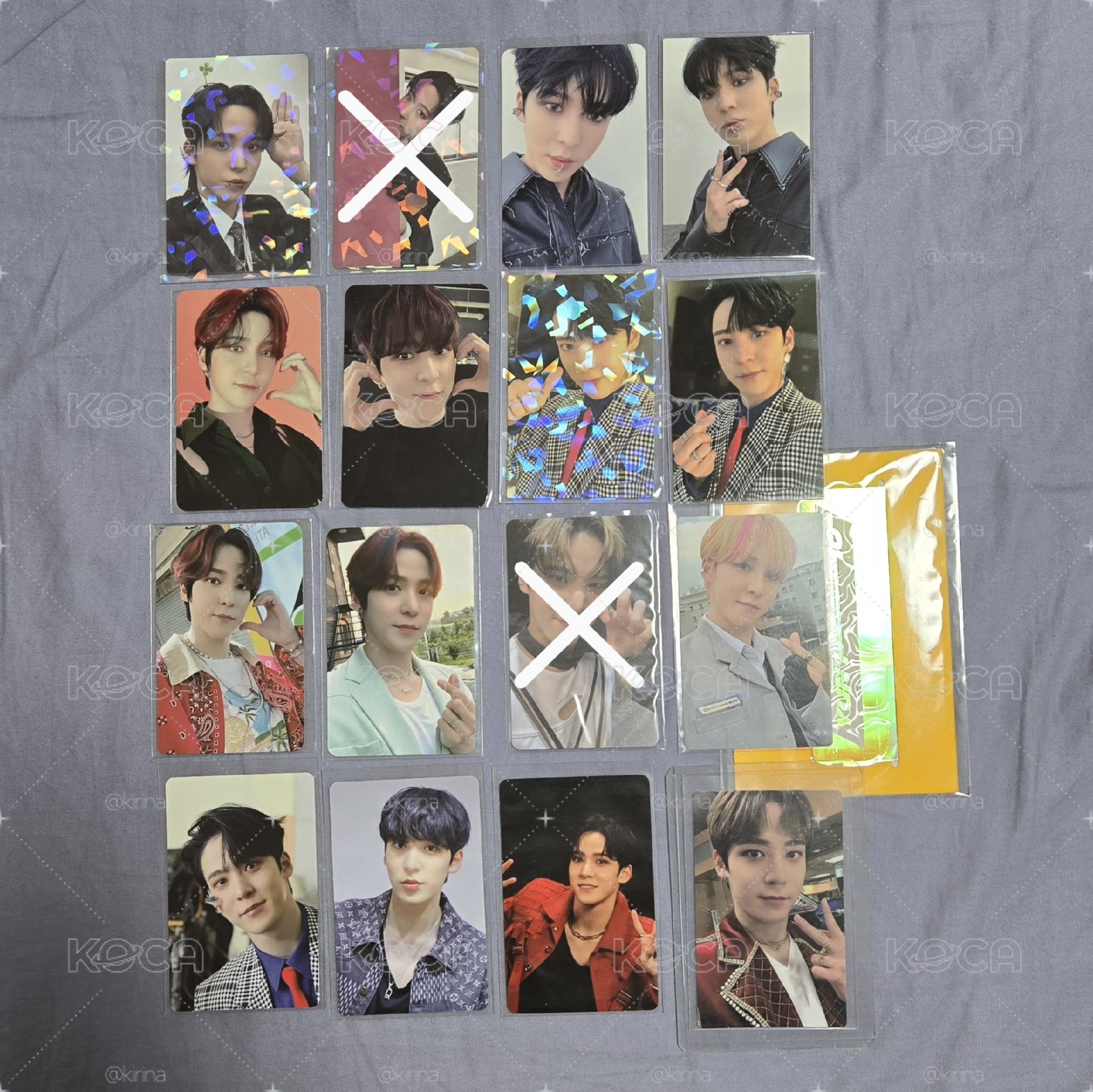 ATEEZ 早期 丁潤浩 潤浩 小卡 姓名條卡 演唱會dvd卡 分售