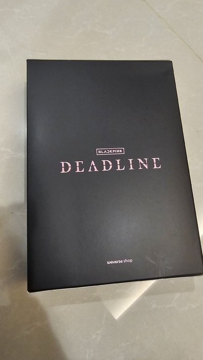 BLACKPINK + 3rd MINI ALBUM [DEADLINE] (SILVER Ver.) set +特典