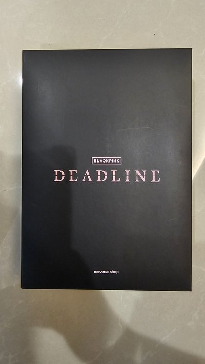 BLACKPINK + 3rd MINI ALBUM [DEADLINE] (SILVER Ver.) set +特典