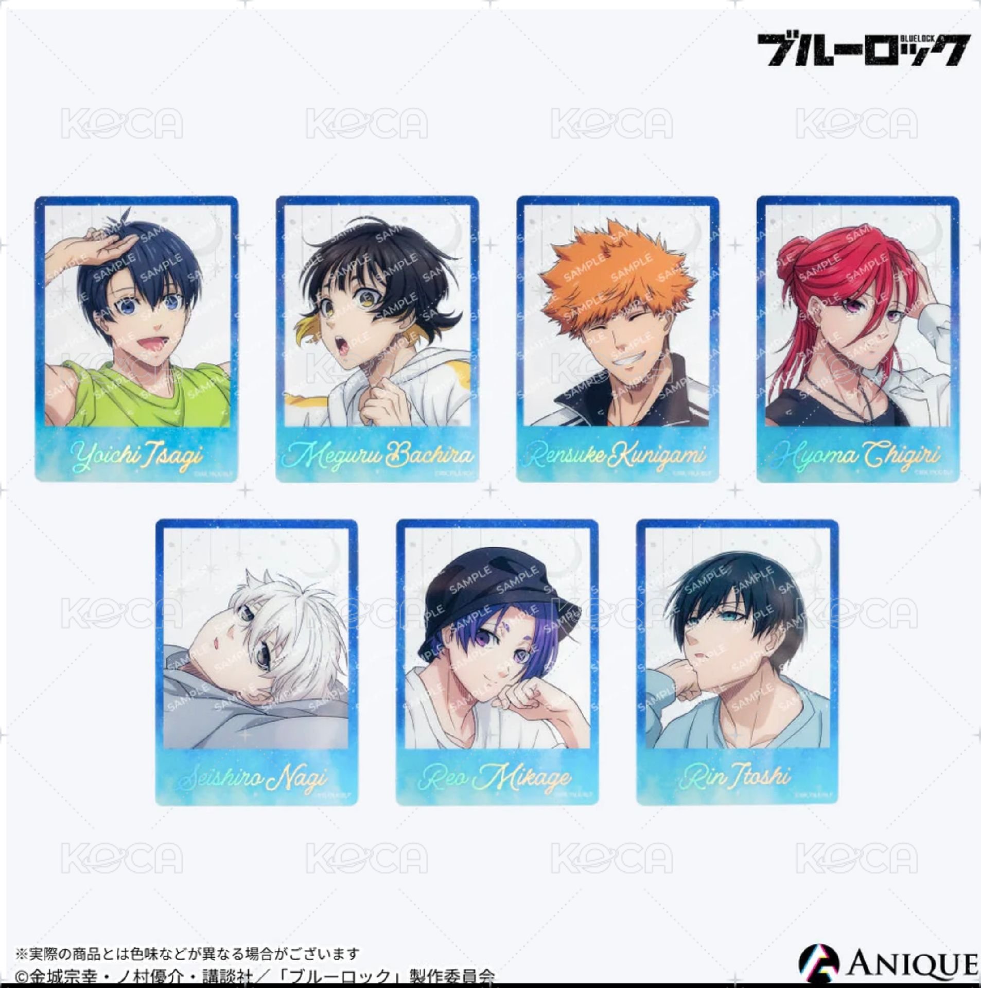 anique 星空 透明卡  背面