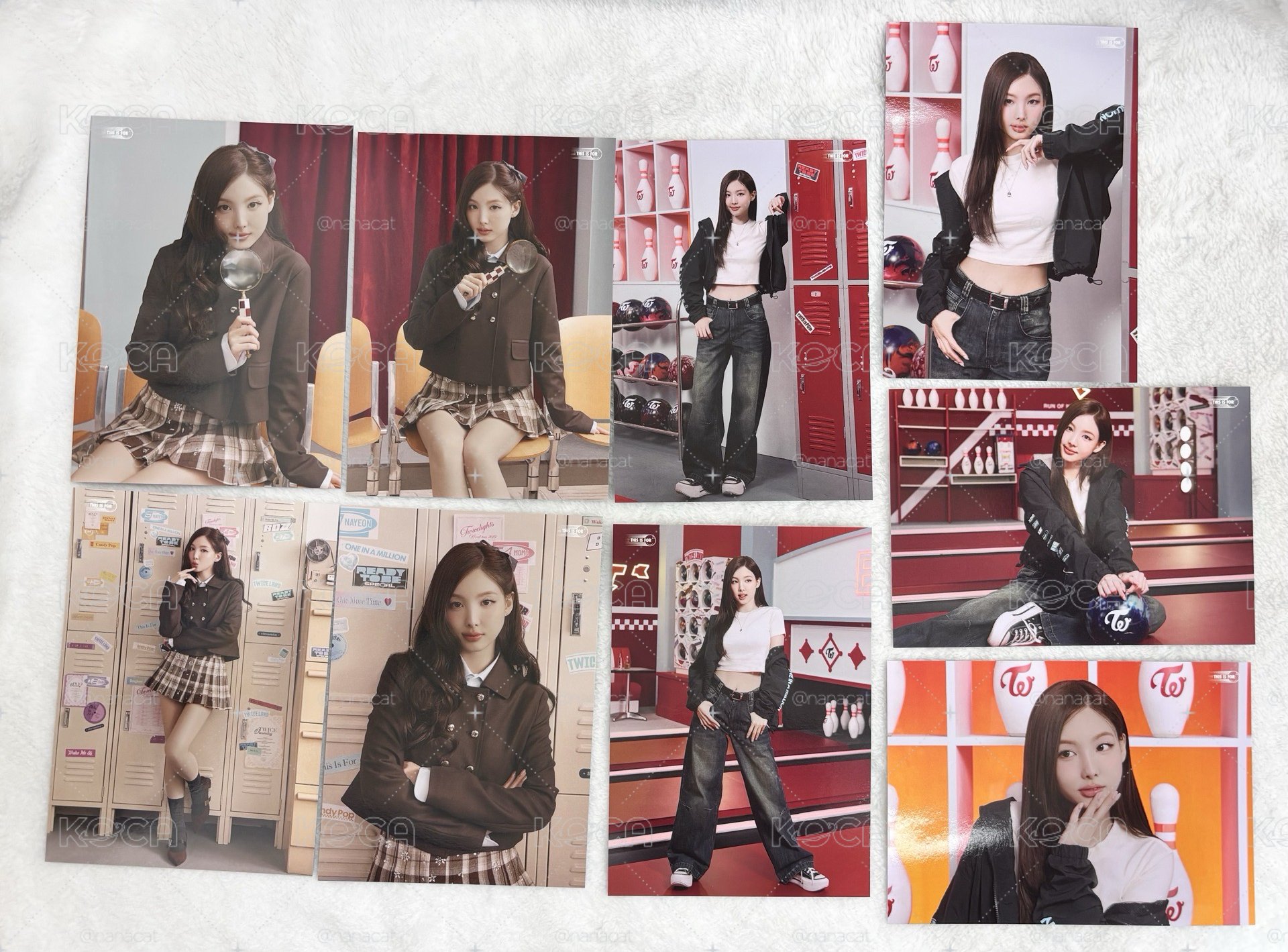 TWICE 現貨 新國立大卡 娜璉 9張一鍵畢業
