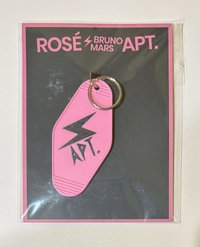 APT 粉色閃電鑰匙圈（含小卡）