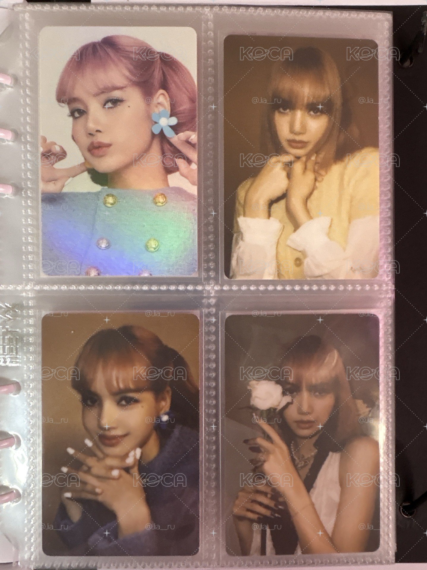 BLACKPINK Lisa2022年曆卡