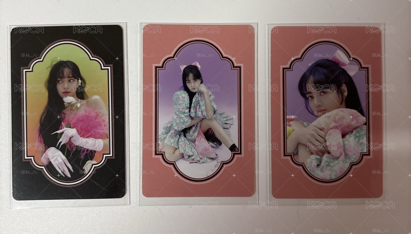 BLACKPINK Lisa2021年曆卡