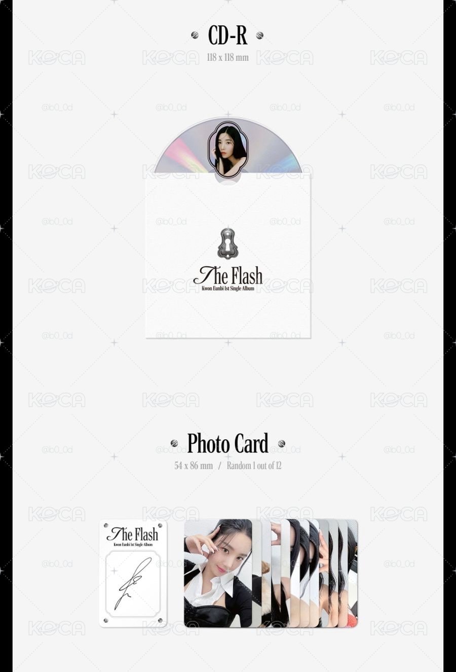 權恩妃 第一張單曲《The Flash》全新未拆封 專輯 Kwon Eun Bi