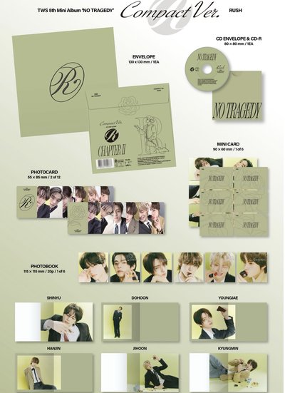 TWS 迷5單封 成員一鍵畢業 HUSH/RUSH/BLUSH