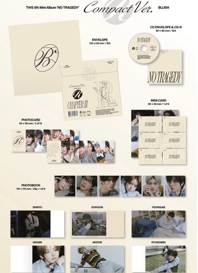 TWS 迷5單封 成員一鍵畢業 HUSH/RUSH/BLUSH