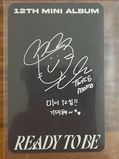 TWICE 迷12 專輯卡 MOMO