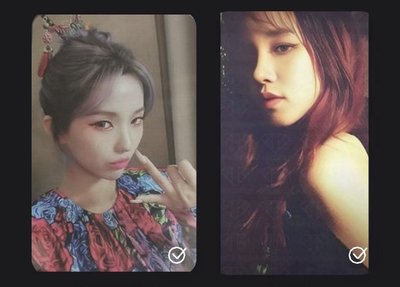 小娟I BURN FLOWER ver&雨琦DUMDI DUMDI DAY ver專卡