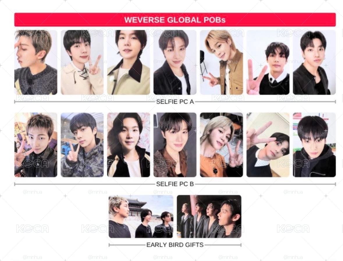 防彈少年團 BTS Early-Bird weverse特典小卡