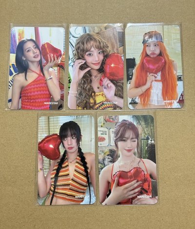 i-dle 迷你七輯 I SWAY MS 3.0 簽售特典 邱比特 ver. 一套五張