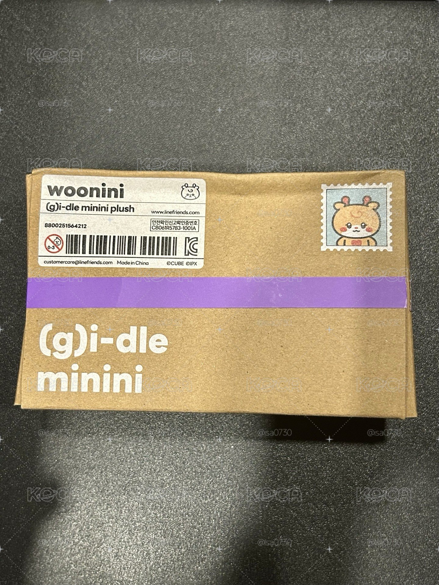 迷七快閃line friends 一代盒娃 娃娃玩偶 Wonini