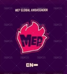 MEP   代言卡 泡麵 三養 NIKI 背面