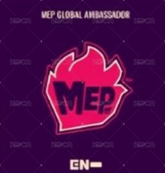 MEP 三養泡麵 代言卡  背面