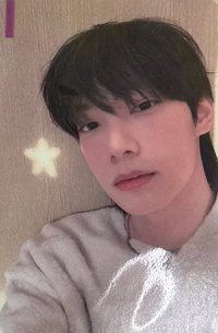 1st 寫真書 km 幸運卡 手寫卡背