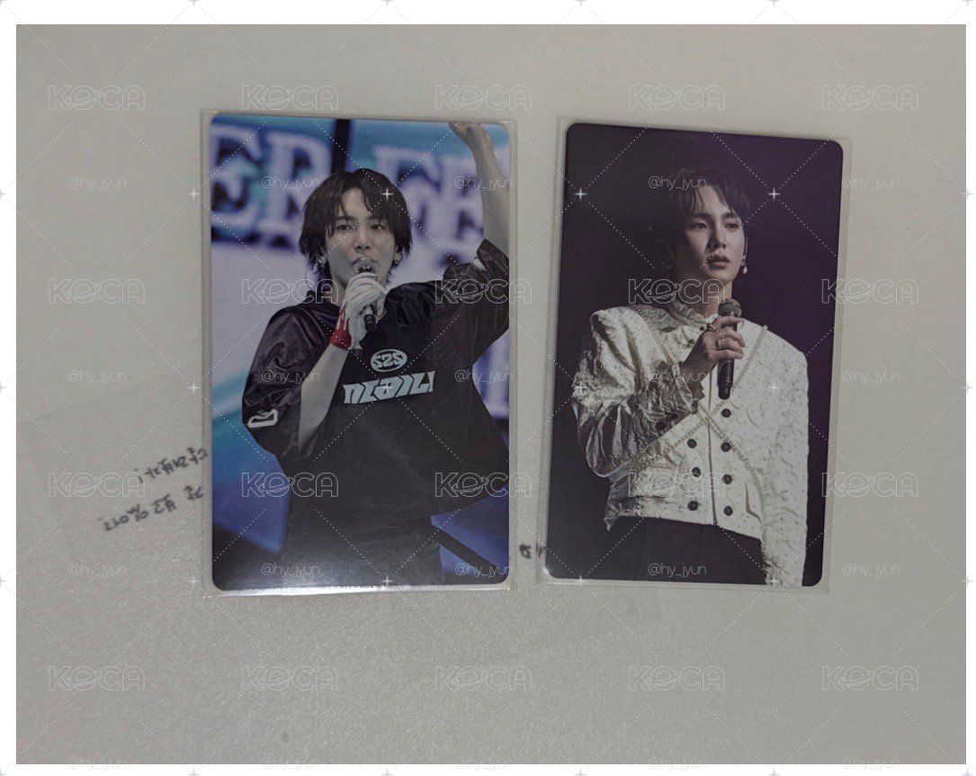 SHINee Key 安可場 DVD 特典小卡2張