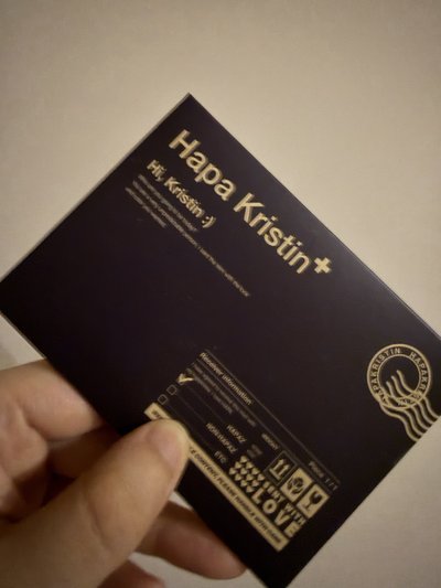 員瑛hapa kristin小卡
