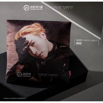 王嘉爾海底撈抱枕