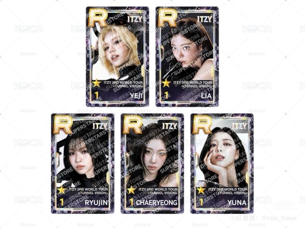 ITZY 3RD WORLD TOUR 遊戲卡