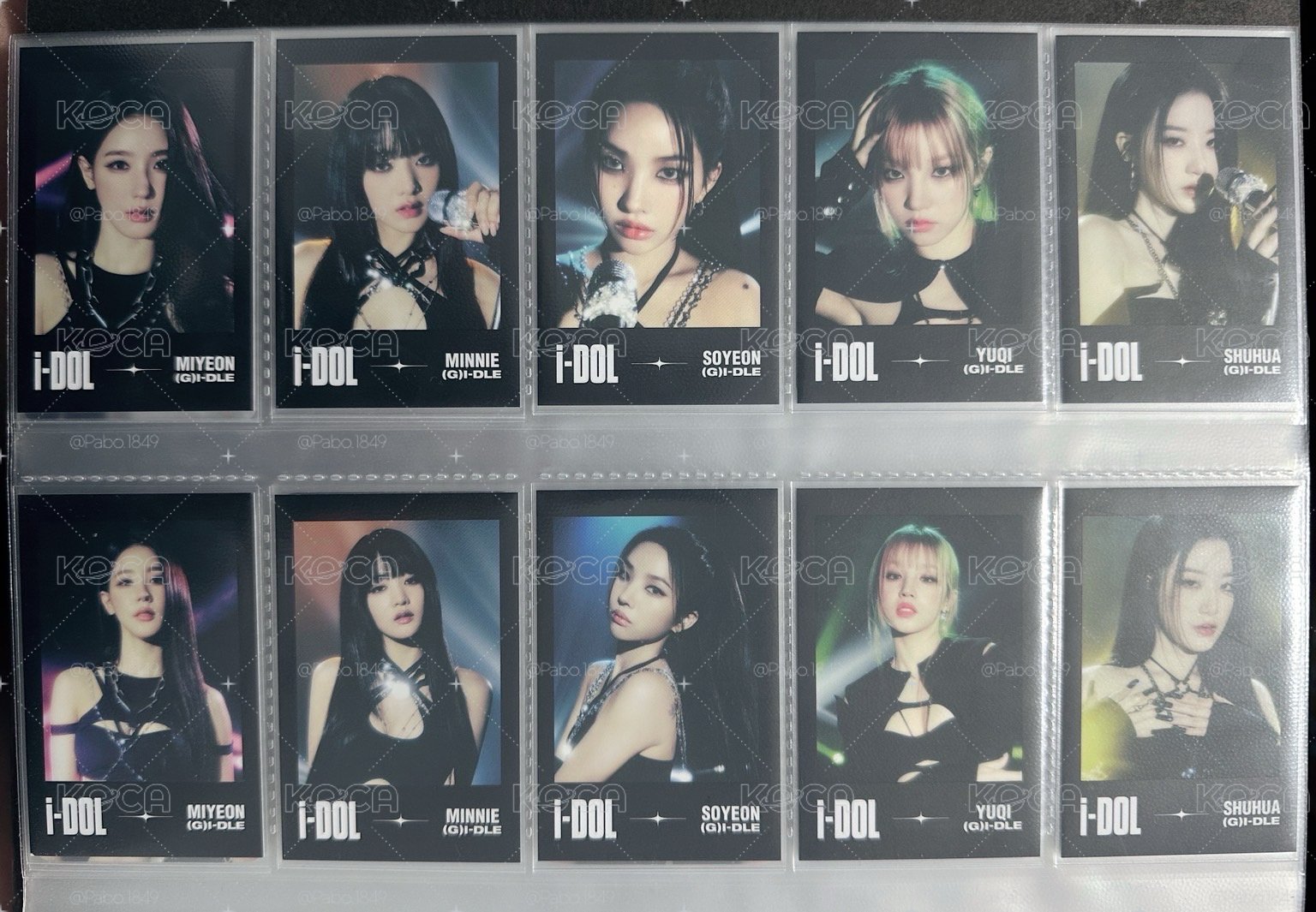 24年 世巡演唱會iDOL 拍立得小卡組