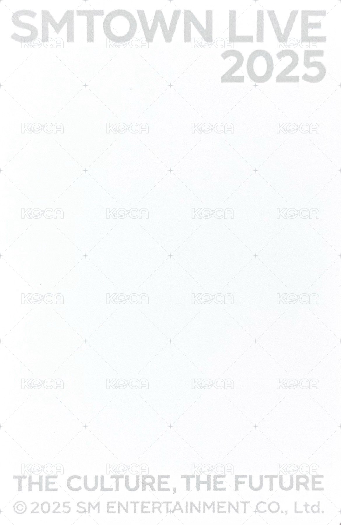 SMT LIVE 2025 周邊卡 明信片卡 背面