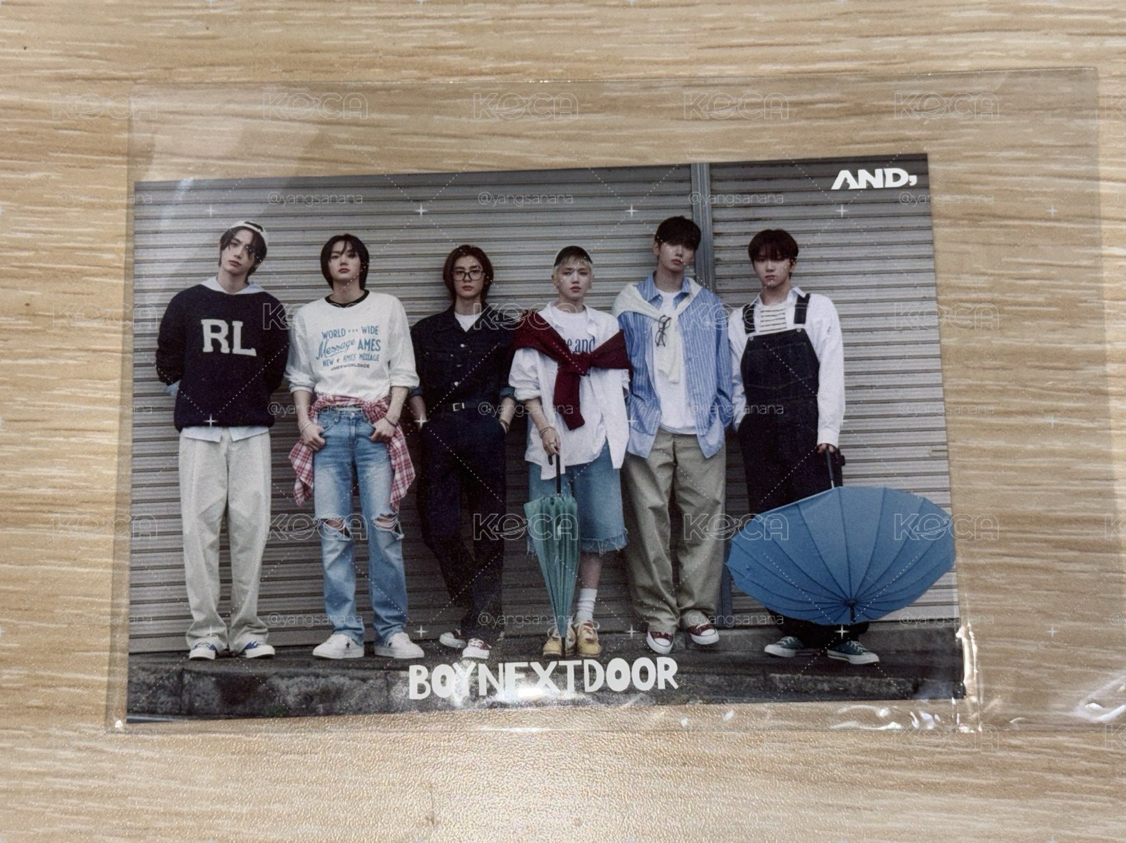 Boynextdoor 日專預售特典明信片