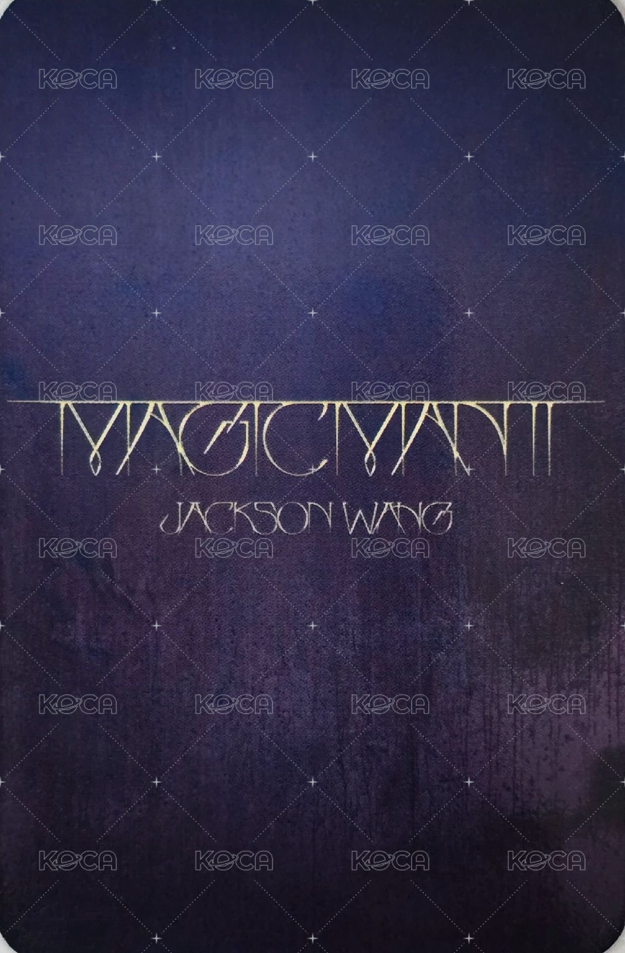 MAGICMAN 2 mk Video call 簽售卡  背面