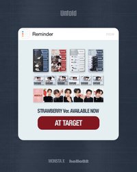 Unfold target 預售特典