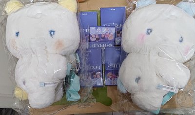 💙💜抱抱娃側背包+出道專(未拆)