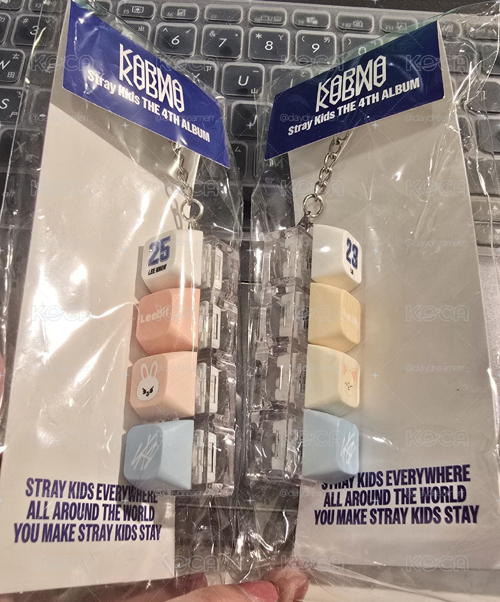 (全新未拆) 旻寅 KARMA 快閃店 鍵帽鑰匙圈吊飾 