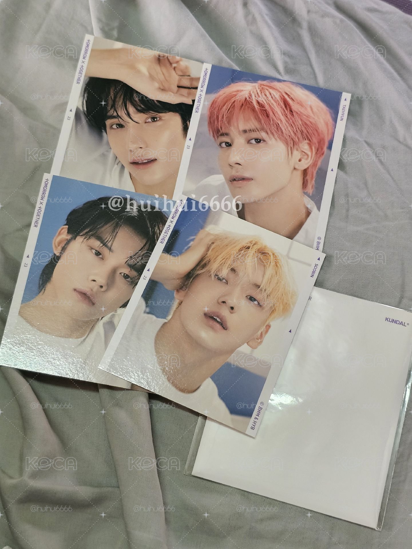 TXT 髮油 明信片